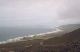 Strand von Cofete im Südwesten Fuerteventuras